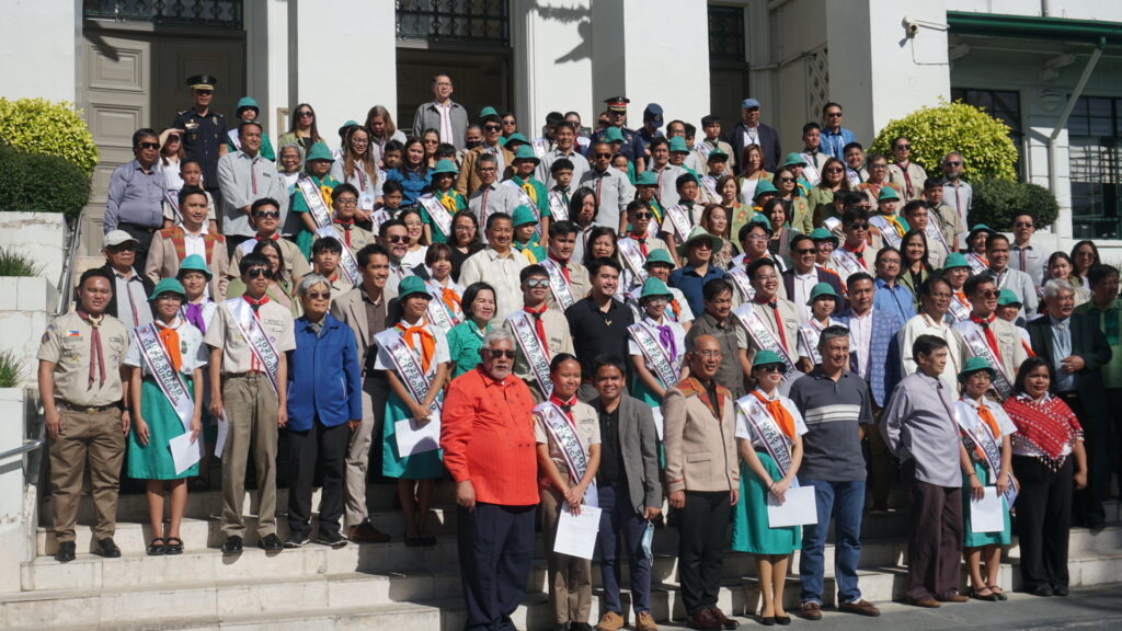 Scout representatives from the UBSHS department for the 2025 SOFAD activities at the City government of Baguio