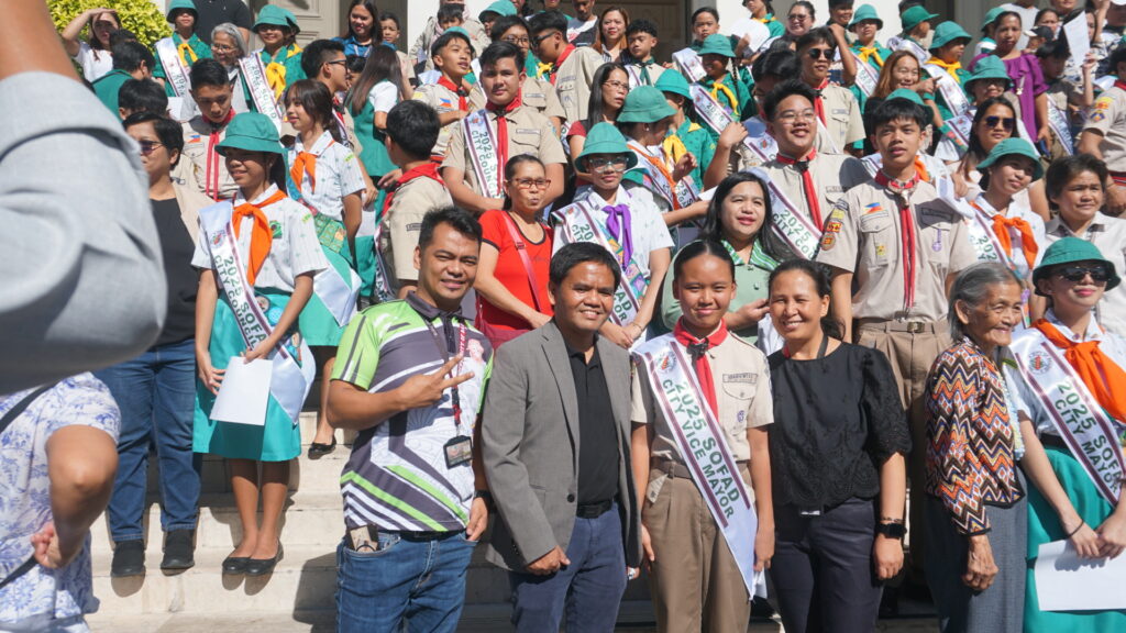 Scout representatives from the UBSHS department for the 2025 SOFAD activities at the City government of Baguio