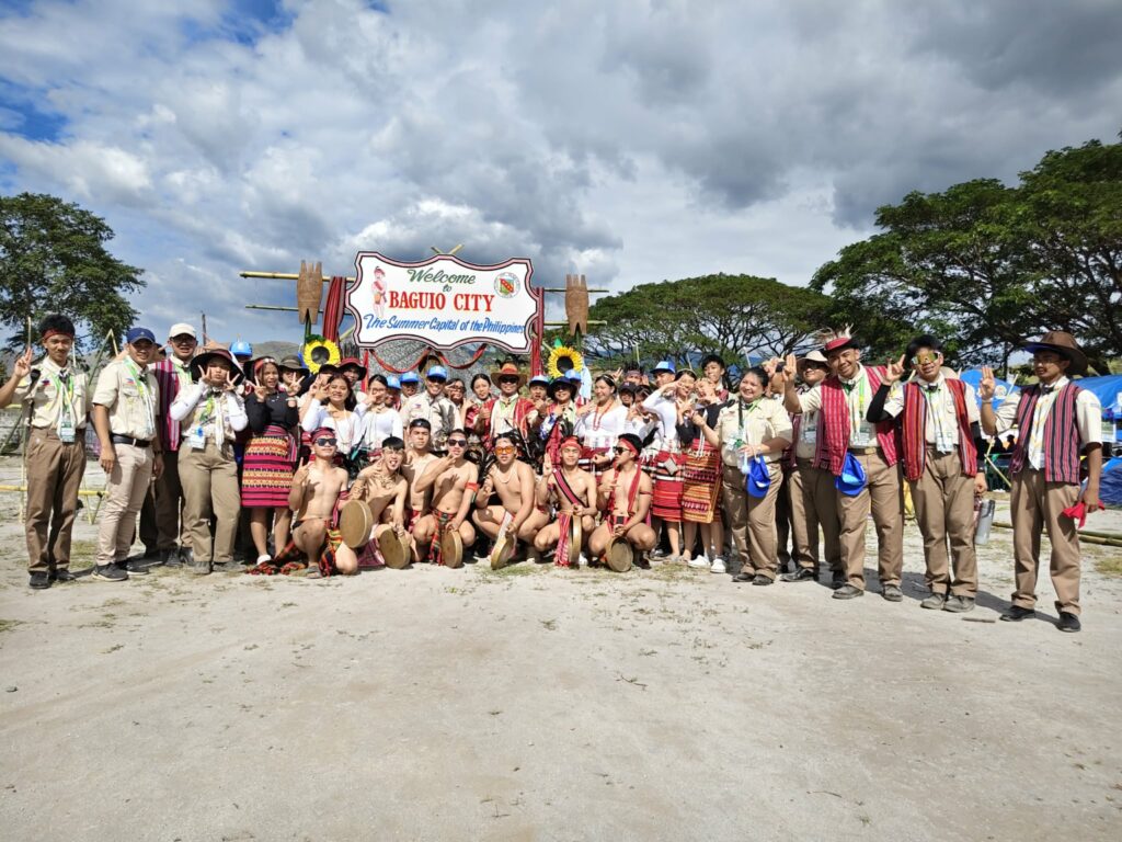 The scouts of the Baguio Council Delegation.